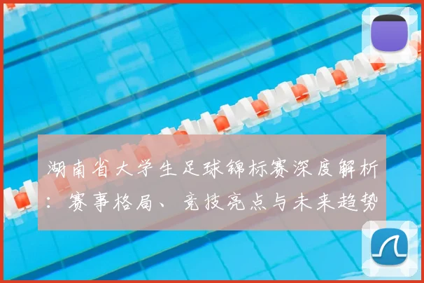 湖南省大学生足球锦标赛深度解析：赛事格局、竞技亮点与未来趋势